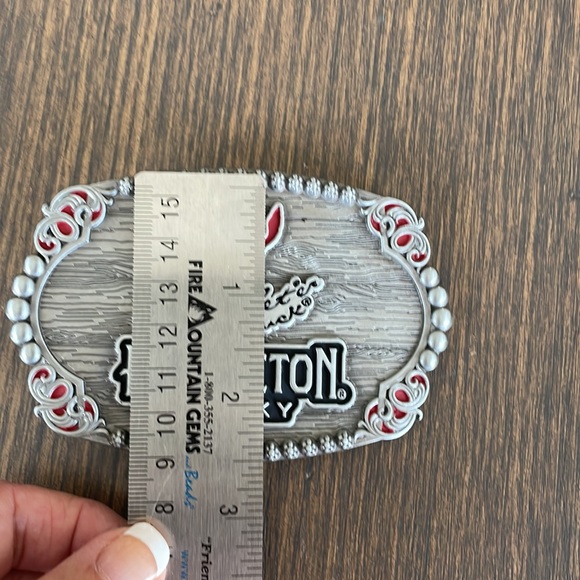 PRICE FIRM. MONTANA SILVERSMITHS PENDLETON WHISKEY 2023 WESTERN BELT BUCKLE - Picture 6 of 7